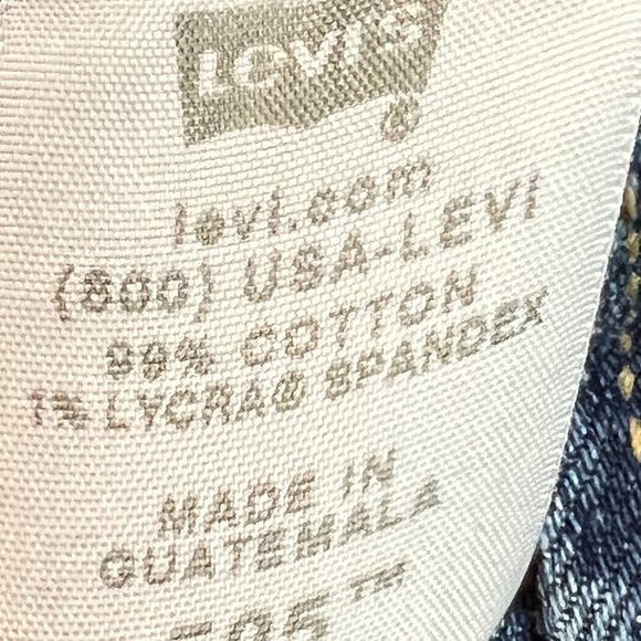 Levi's 525 Jeans Boot Cut Stretch Women's Size 10 Mid Rise Blue 28.5 in Inseam - Picture 15 of 16
